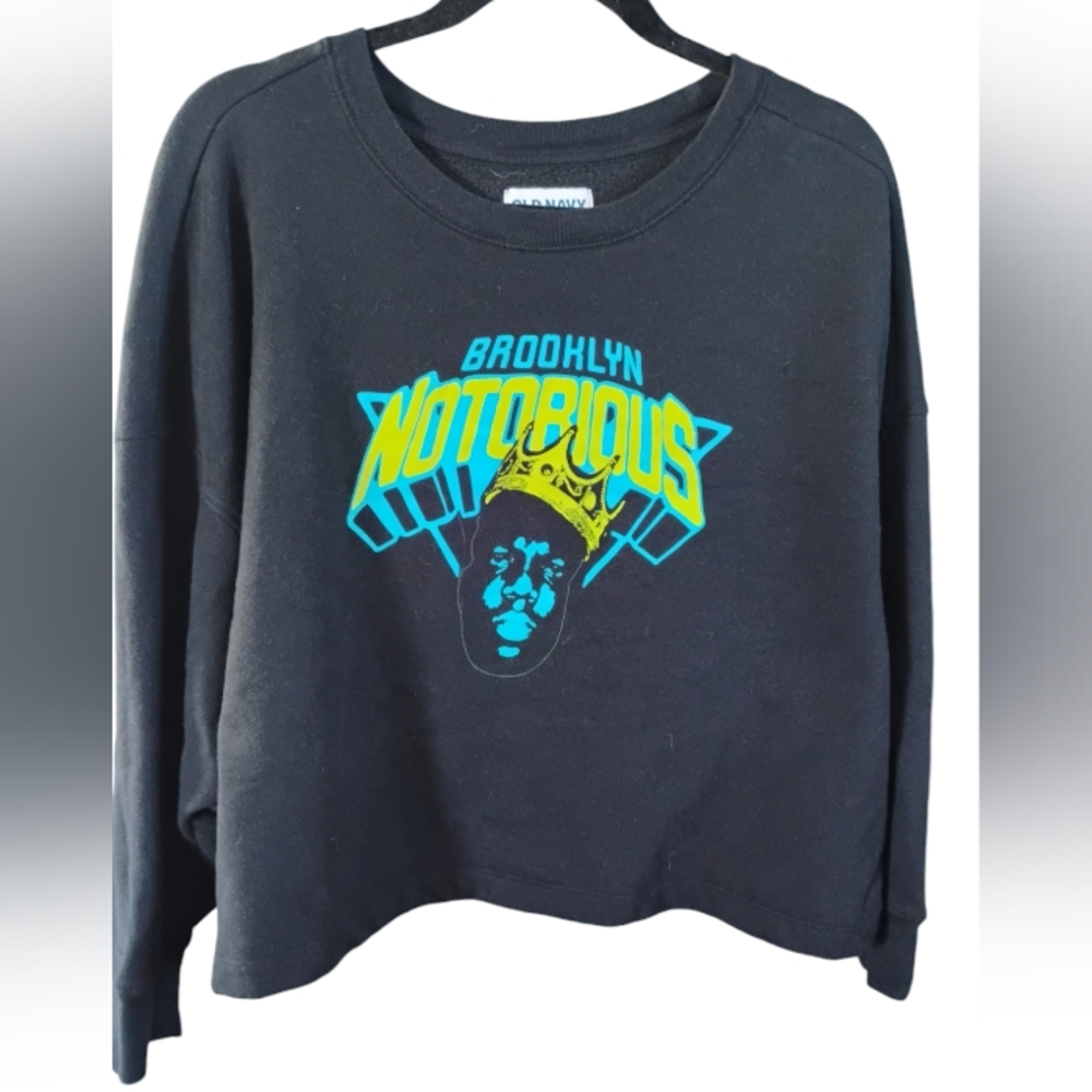 Brooklyn Notorious Cropped Sweater